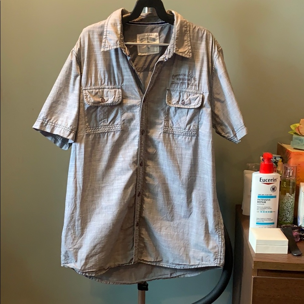 Company 81 men’s button up tshirt